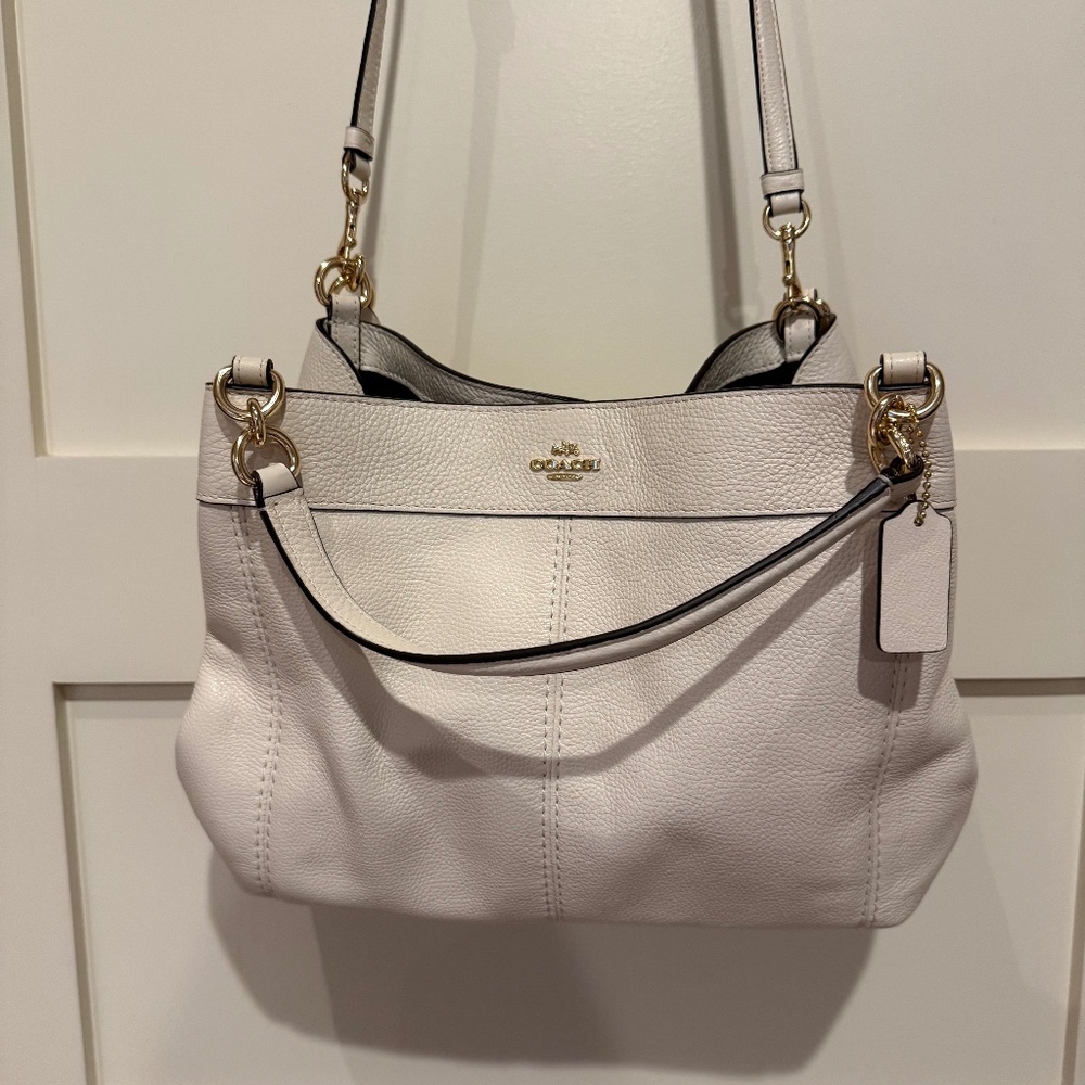 Coach Small Lexy Pebbled Leather Bag